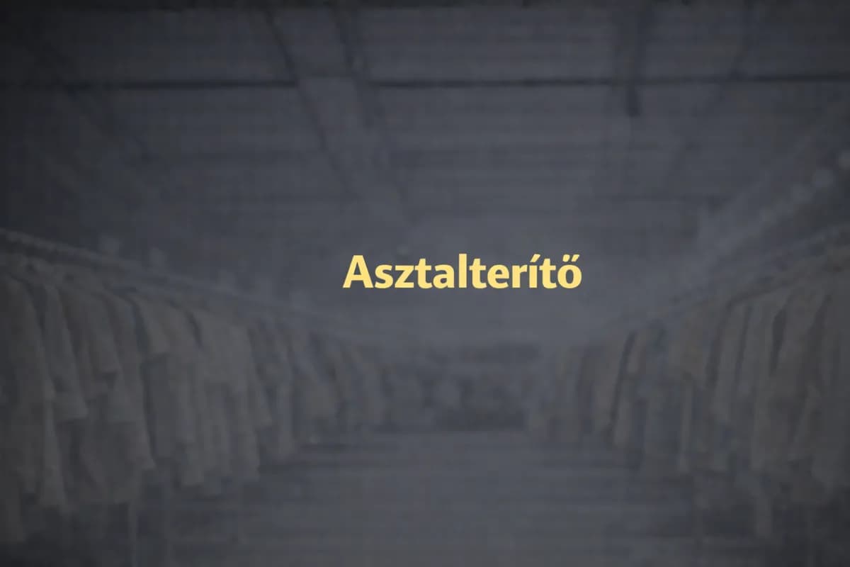 Asztalterítő - Prémium bálás ruha