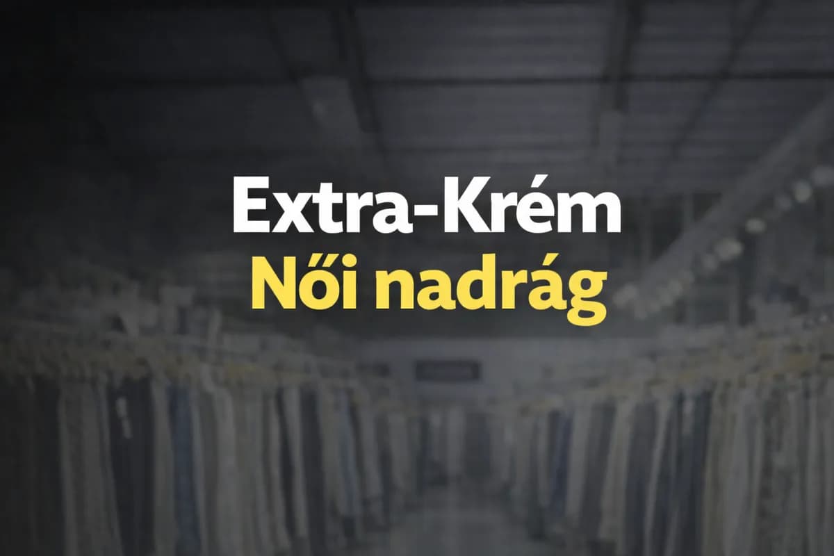 Extra-Krém női nadrág - Prémium bálás ruha