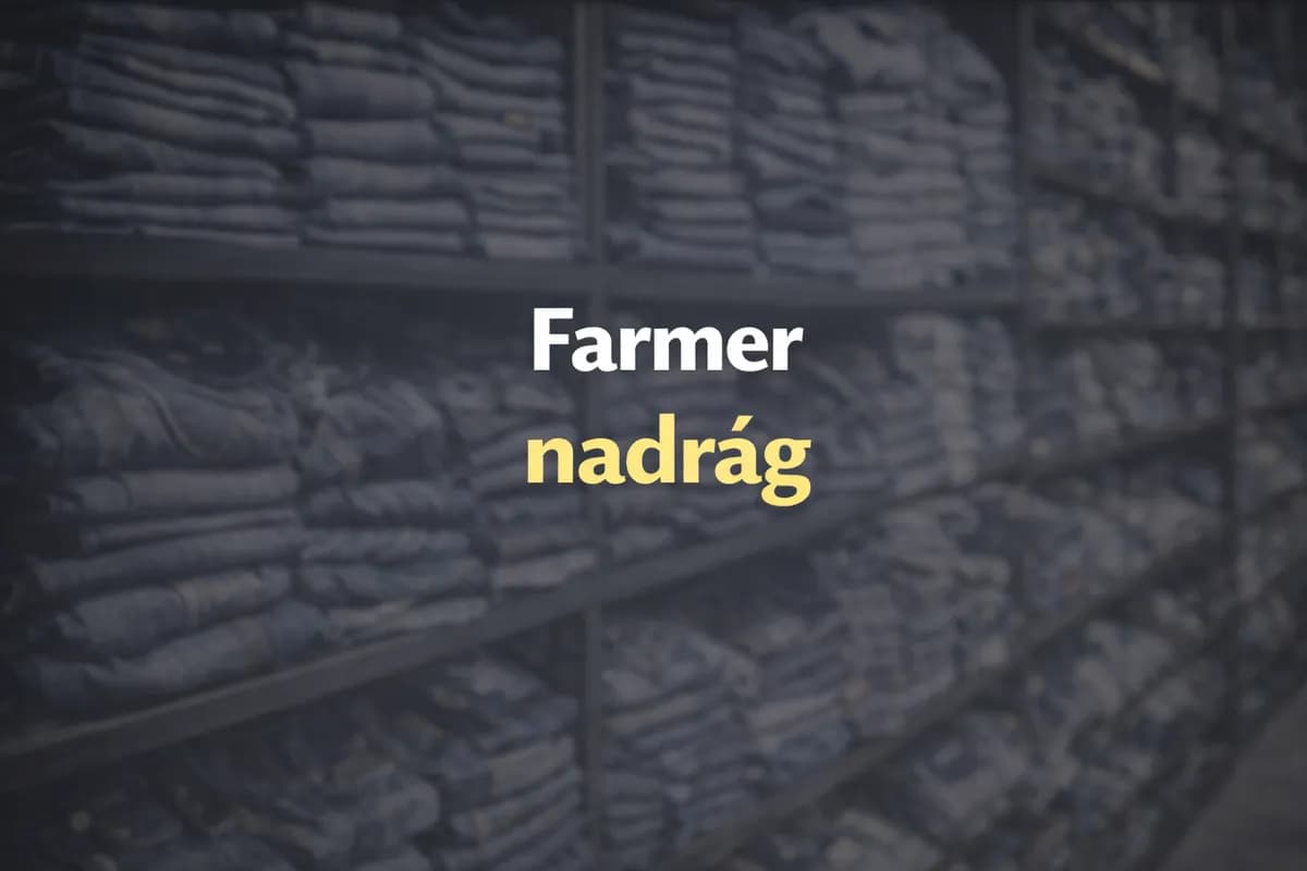 Farmer nadrág - Prémium bálás ruha