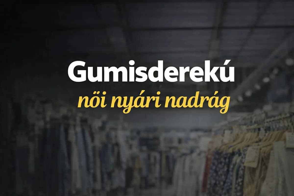 Gumisderekú nyári nadrág - Prémium bálás ruha
