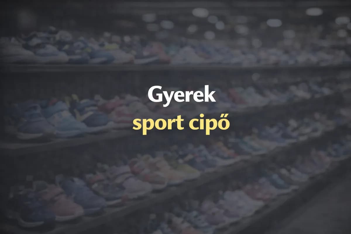 Gyerek sport cipő - Prémium bálás ruha