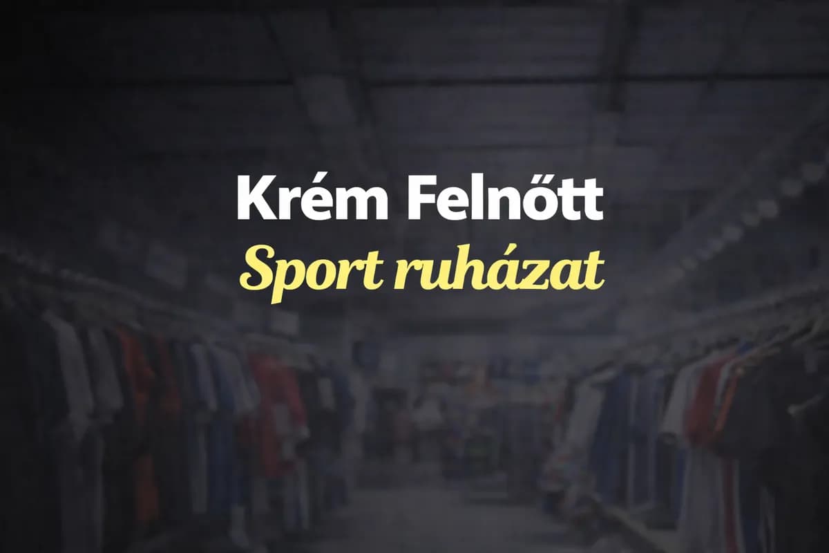 Krém Felnőtt sport ruházat - Prémium bálás ruha