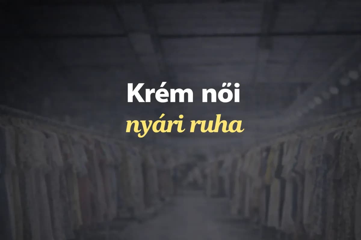 Krém női nyári ruha - Prémium bálás ruha