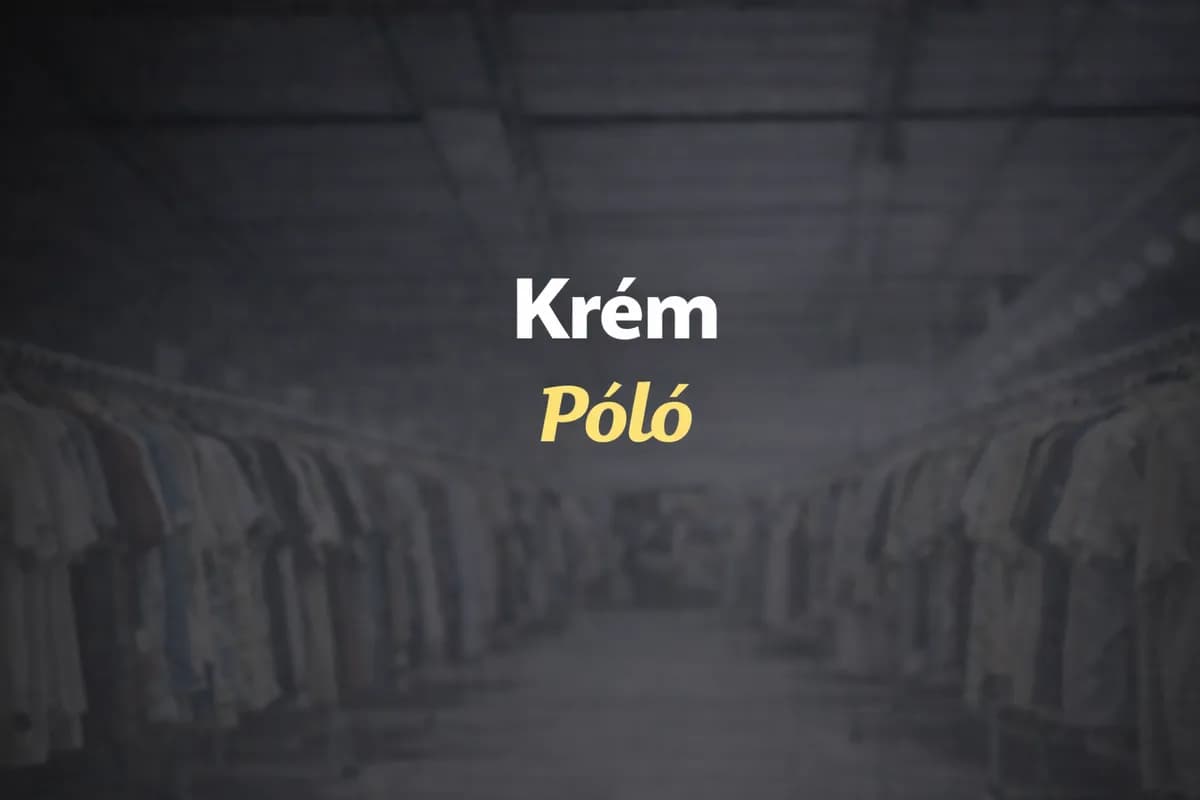 Krém Póló - Prémium bálás ruha