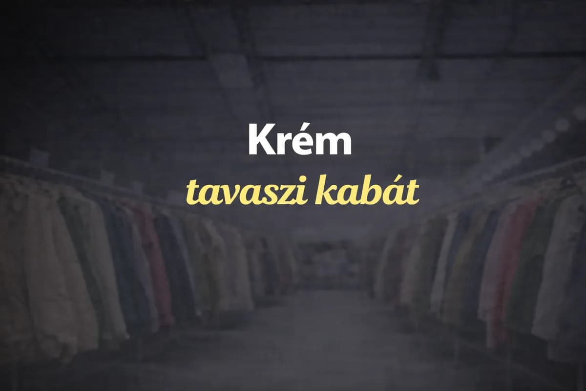 Krém Tavaszi kabát - Prémium bálás ruha
