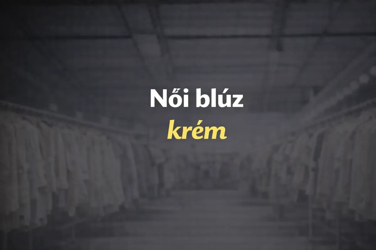 Női blúz krém - Prémium bálás ruha