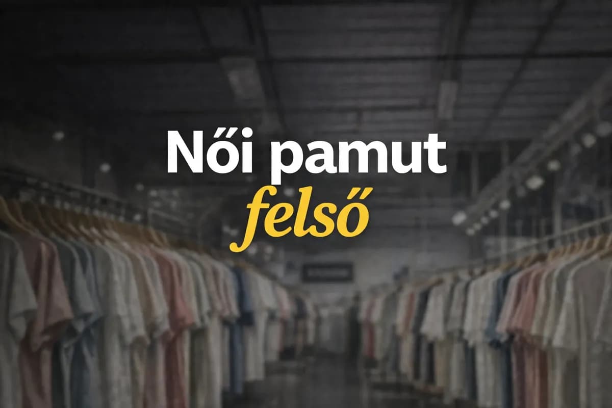 Női pamut felső - Prémium bálás ruha
