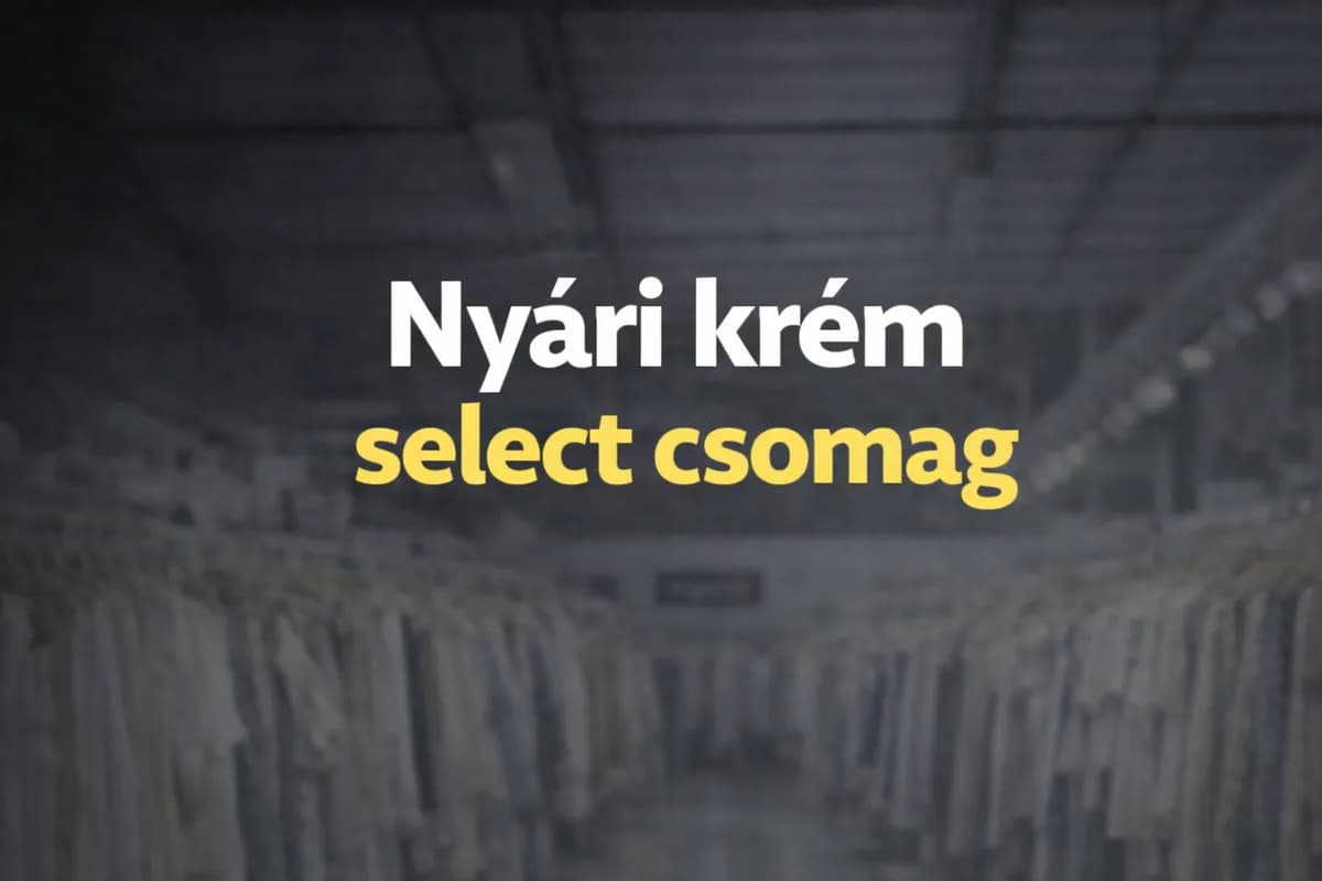 Nyári krém select csomag - Prémium bálás ruha