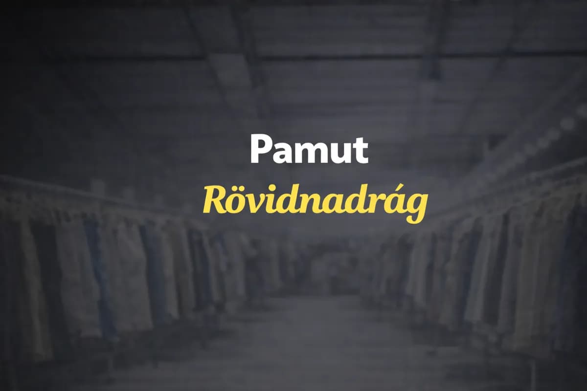 Pamut rövidnadrág - Prémium bálás ruha